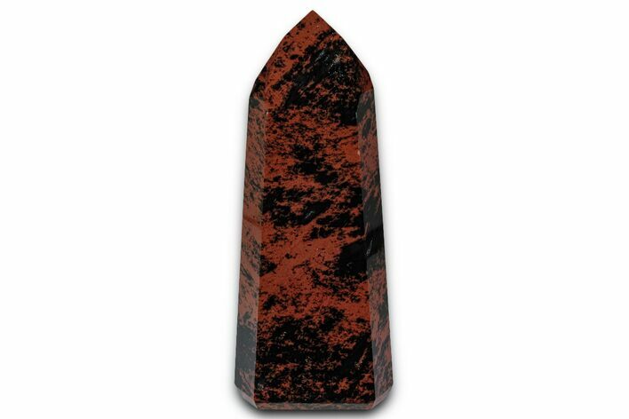 Polished Mahogany Obsidian Tower #337839